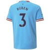 Fotbalové dres Manchester City Ruben 3 Domácí 2022-23 Krátký Rukáv
